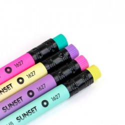 Paquete con 8 lápices de grafito shely con punta triangular en colores  metálicos / m101e-10 – GrupoCim